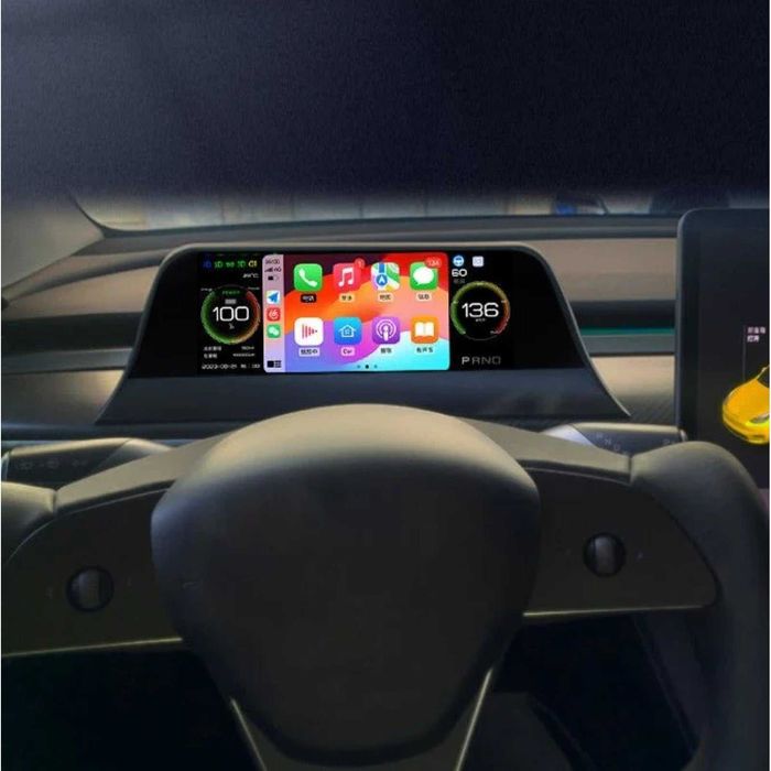 Дигитален километраж 8.8″ за Tesla Model 3/Y – CarPlay & Android Auto
