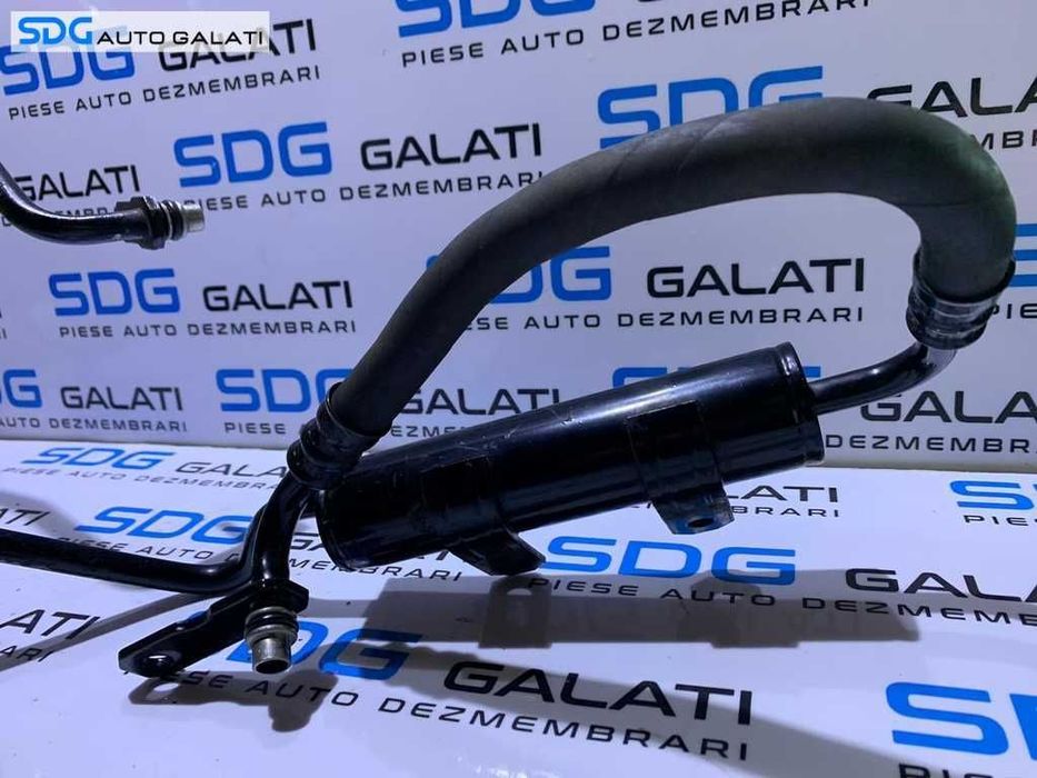 Conducta Conducte Teava Tevi Racire Ulei Lichid Transmisie Cutie Viteze Automata Audi A4 B7 2.5 TDI 2005 - 2008 Cod 8E0317818N [S0142]