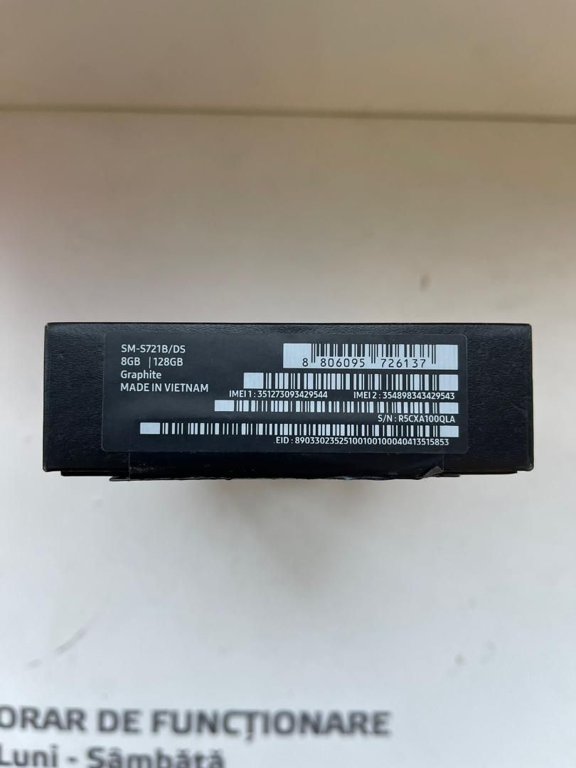 Telefon mobil Samsung Galaxy S24 FE, 8GB RAM, 128GB, 5G, Graphite -A-