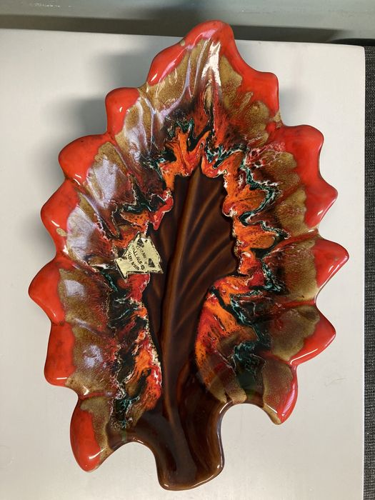 Керамично плато от Vallauris / Франция / 1950те