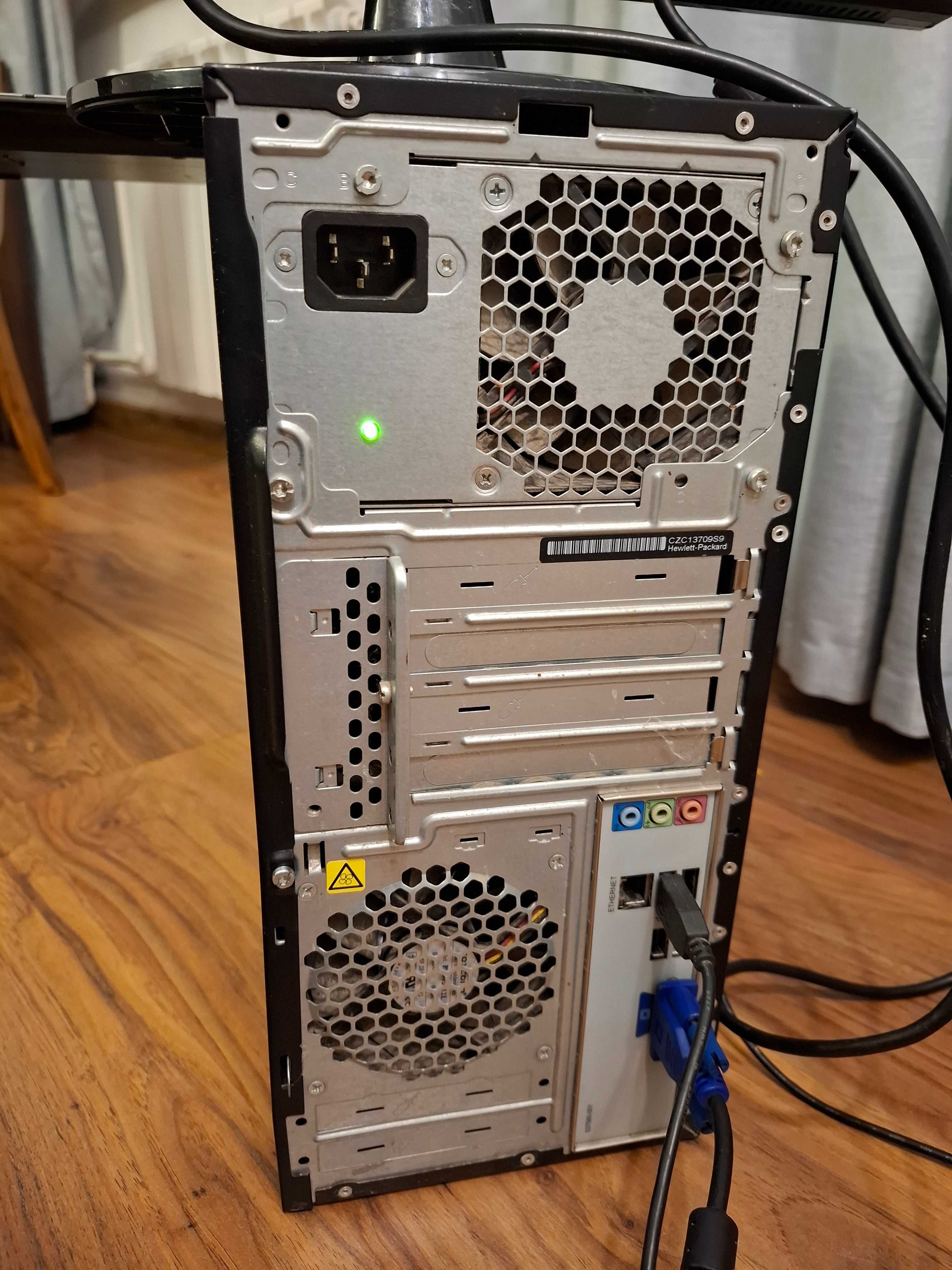 Фирменный компьютер HP, системник, монитор LCD Led 19", клавиатура