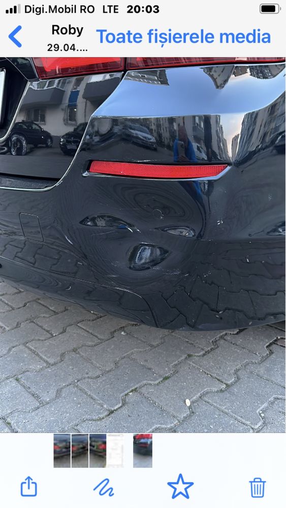 Se vinde bara protecție spate bmw 520 d f 11