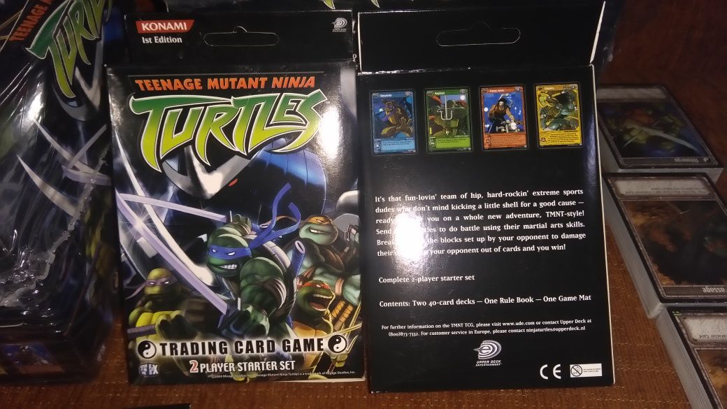 Pachet Cărți Turtles Ninja TMNT Konami Trading Card Game