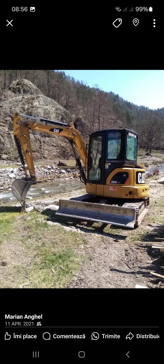 Sapaturi  lucrări cu miniexcavator și transport basculabil
