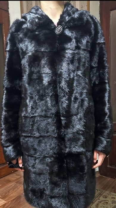 Шуба норковая  до колени