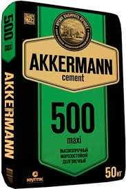 Akkermann sement 500 marka. Цемент Аккерманн B5 18.53