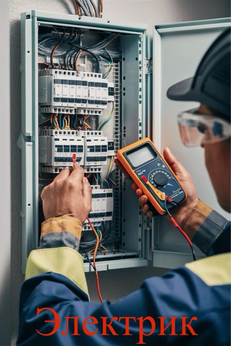 Электрик, электромонтажные работы, сборка электрошкафов