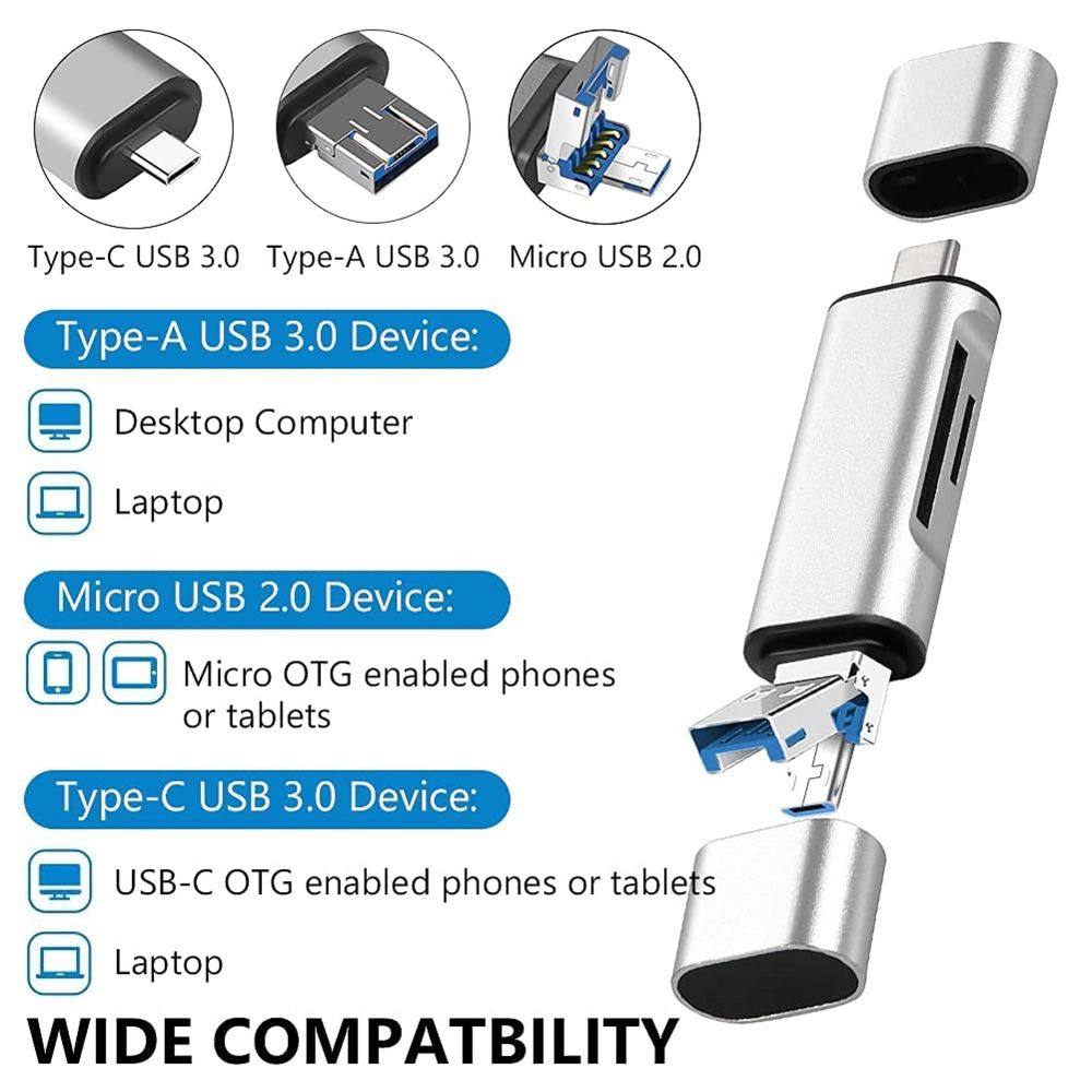 OTG USB-кабель-адаптер Lightning Type-C камера / Доставка 24/7