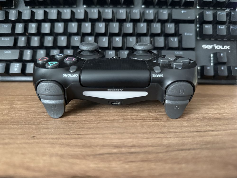 Controller Wireless SONY PlayStation DualShock 4 V2, Jet Black
