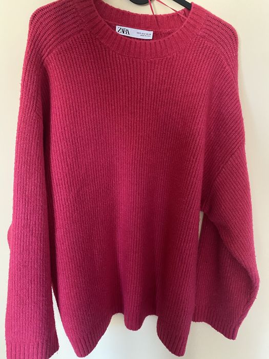 Розов пуловер Zara размер S
