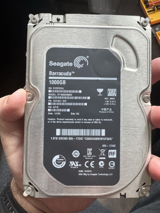 Hard disk 1TB seagate