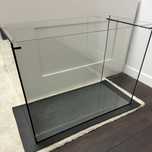 Acvariu 81L - silicon negru - 60x30x45