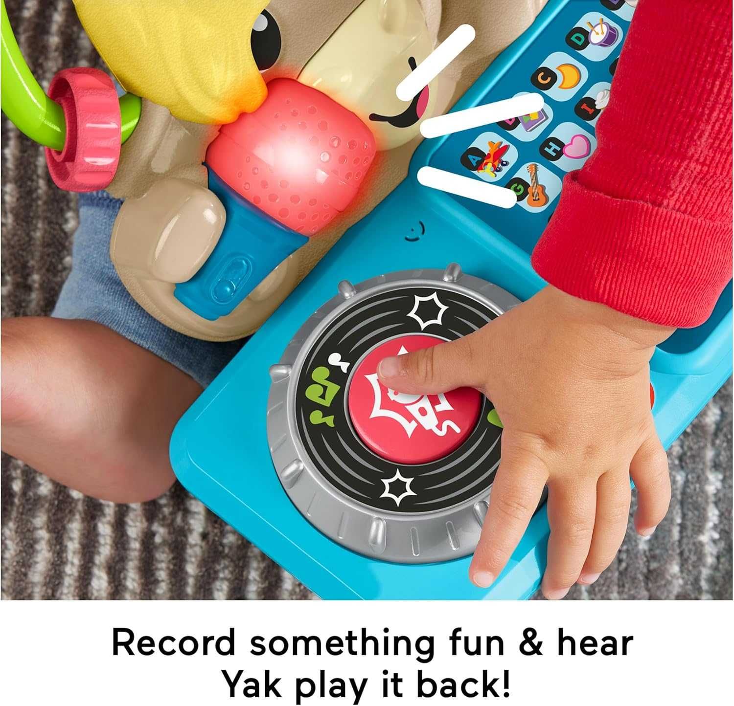 Fisher-Price Baby Интерактивна играчка за бебета 9+ месеца, A to Z