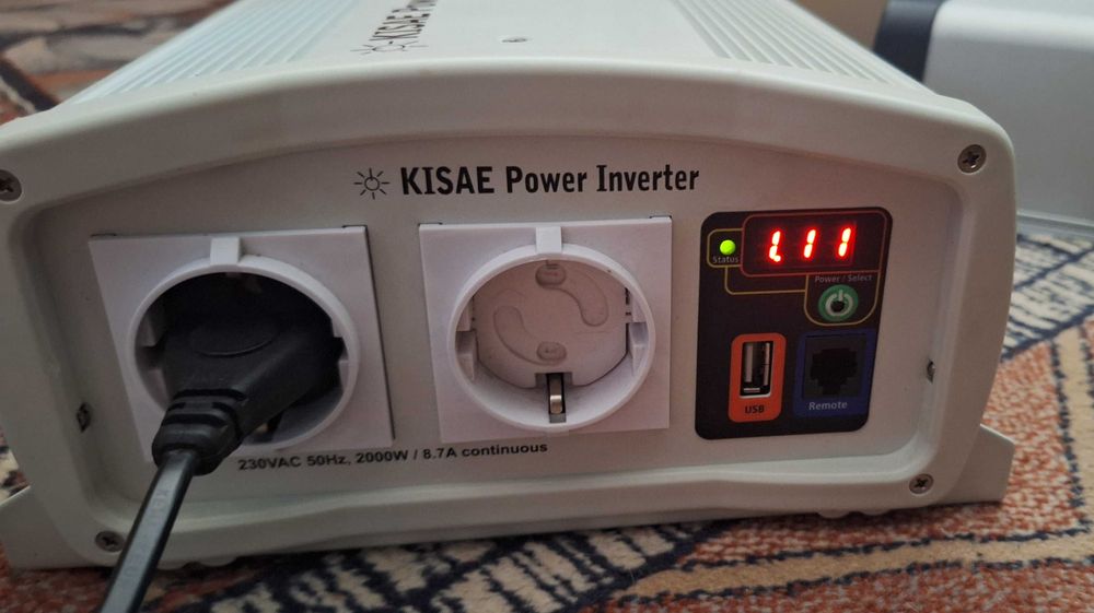 Продавам висок клас инвертор КISАЕ SW1220i - 2000W чиста синусоида.