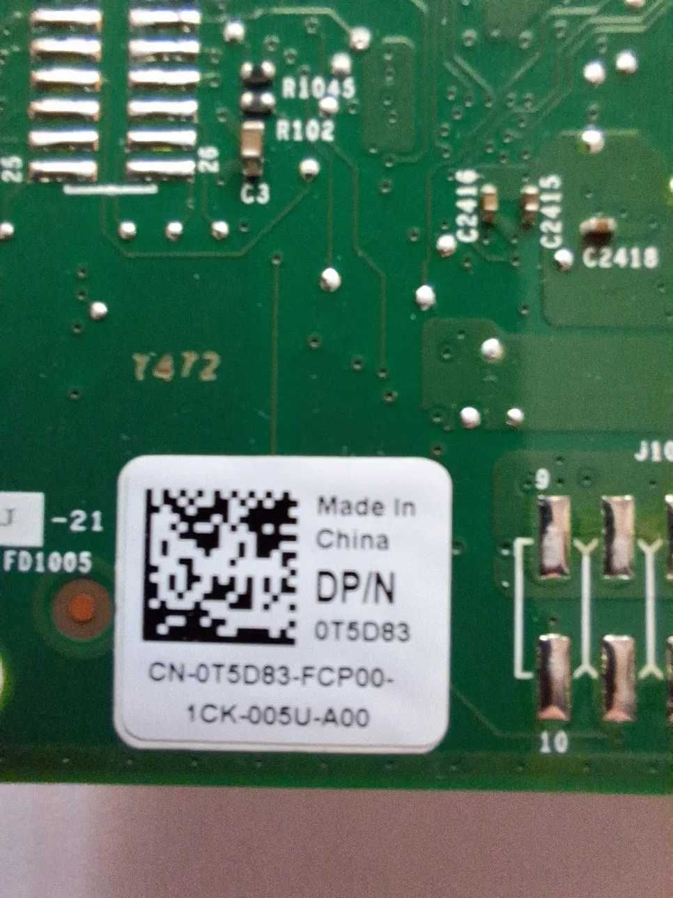 Retea Dell T5D83 0T5D83 Serial Attached SAS 12G HBA Dual Port T5D83