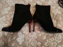 Botine Why by Denis shoes (Anna Cori) din piele intoarsa