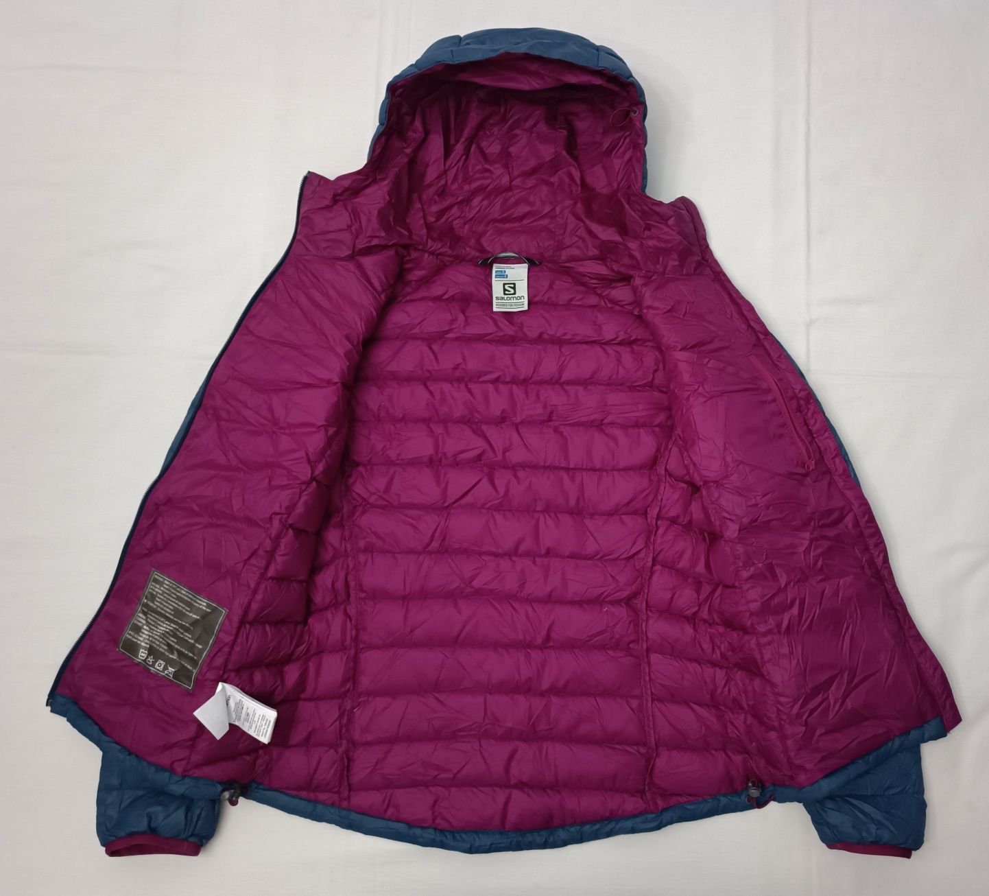 Salomon Down Hooded Jacket оригинално пухено яке S пухенка туризъм