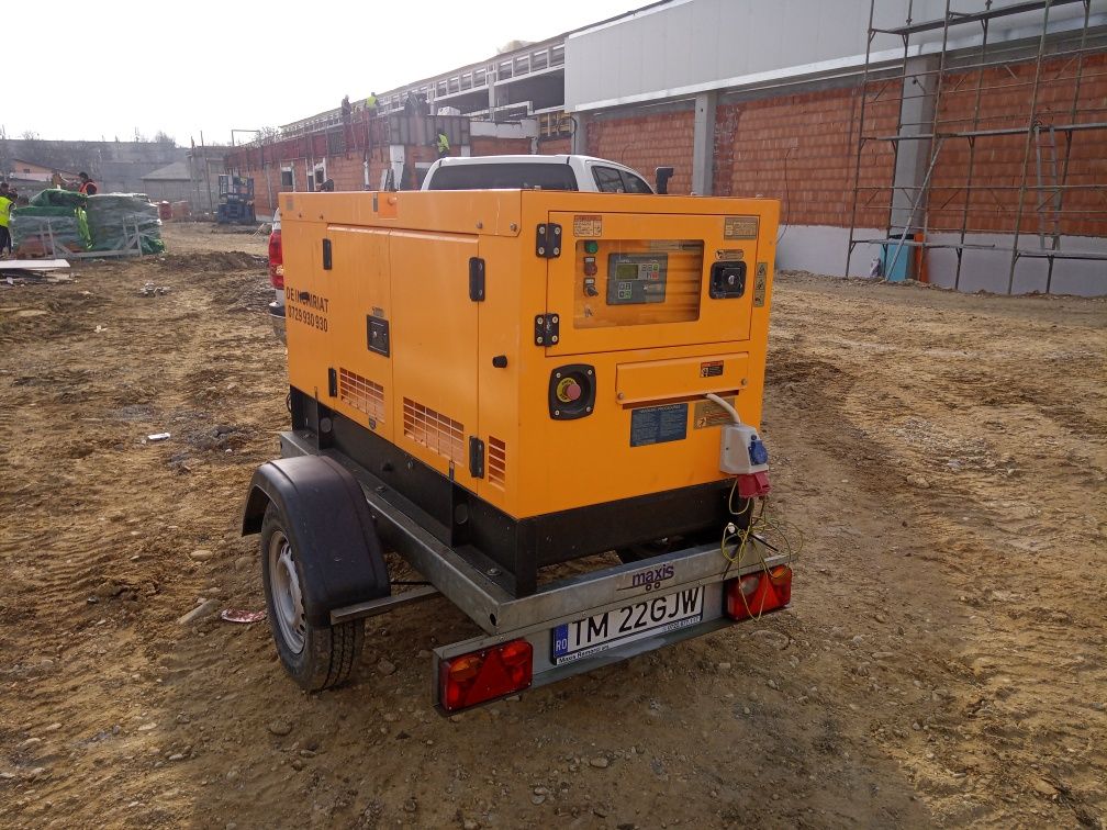 Inchiriere generatoare trifazice 20kw,25kva