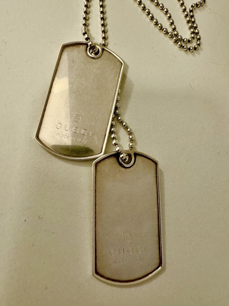 GUCCI Dog tags Original