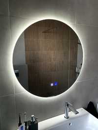 Oglinda rotunda LED 50cm - culoarea și intensitatea luminii ajustabile