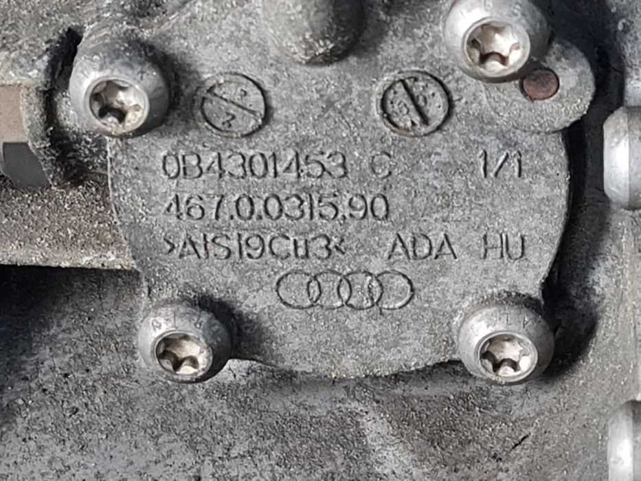 Cutie de viteze AUDI Q5 2.0 TDI 2008 - 2015 143CP Manuala 6 Trepte CJCA Euro5 (1343) ...