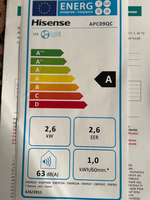 Vand aparat  aer conditionat portabil Hisense,