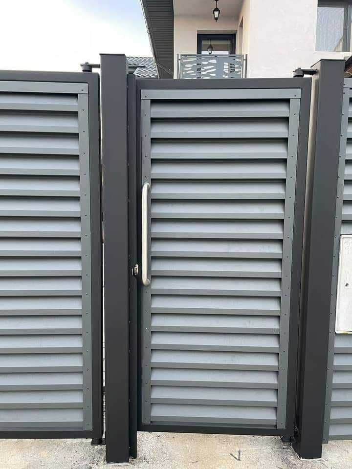 Garduri si porti din panou stil jaluzea de diferite modele la comanda
