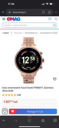 Ceas  fossil smartwatches Gen 6  nou!
