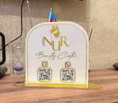 Инстаметка Изготовление настольных табличек с qr кодом