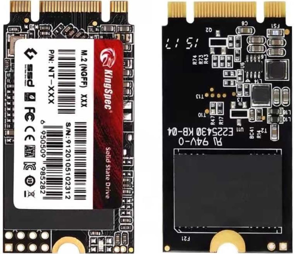 SSD KingSpec M.2 NVMe PCIe,128GB 2242 SATA III 6 Gbps intern M.2,NGFF