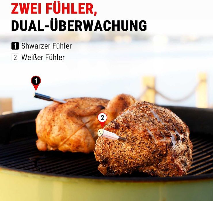 Termometru wireless 2 sonde ThermoPro TwinSpike BT Wifi