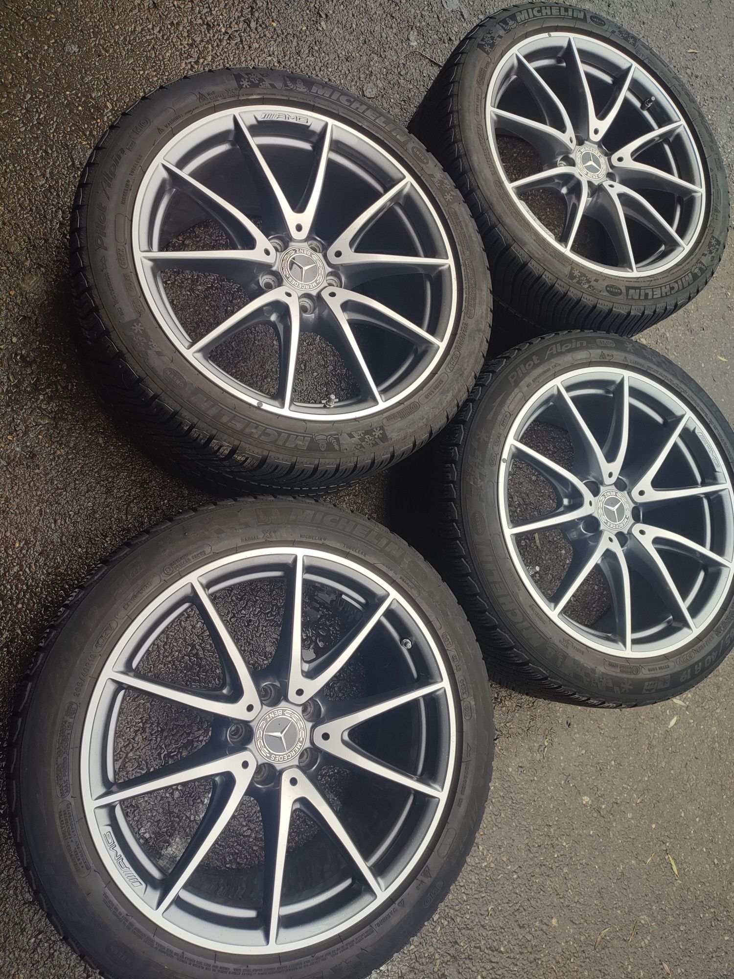 19" оригинални джанти с датчици за Mercedes E63 AMG
