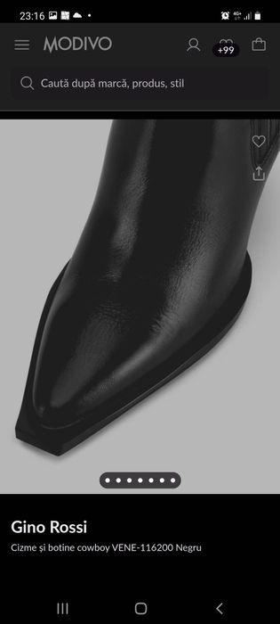 Botine piele naturală
