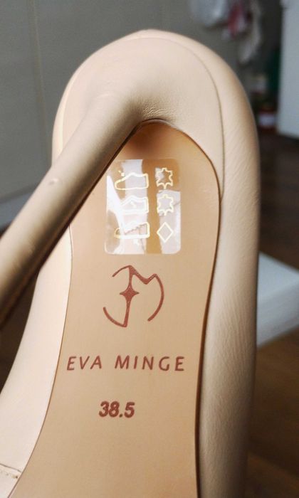 EVA MINGE Уникални обувки, оригинални, р-р 38.5, перфектни, с кутия