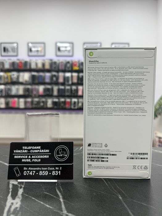 iPhone 15 Plus - Yellow - 256Gb - NOU - Sigilat! - 2 Ani Garantie!