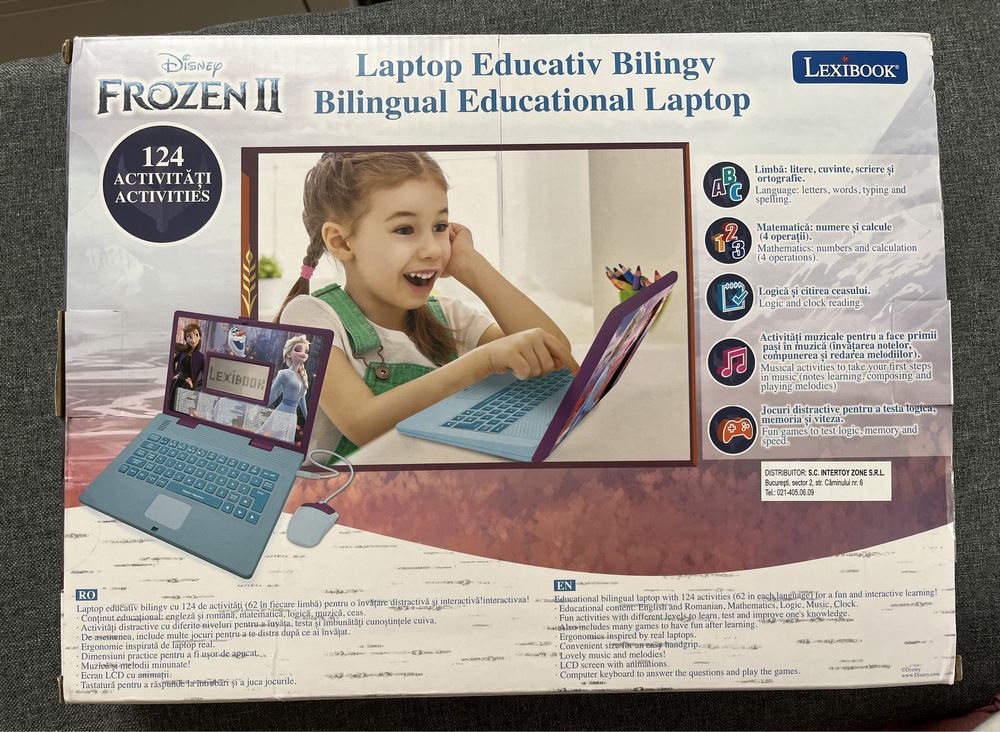 Laptop educational pentru fetite