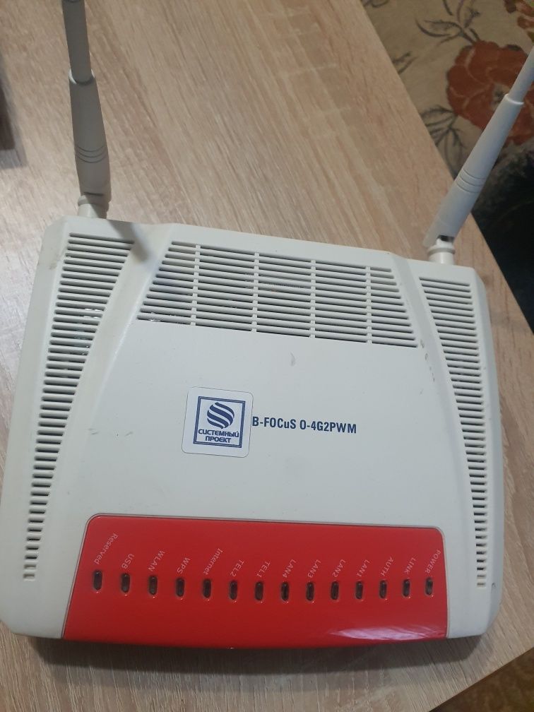 Продаю роутер ECI B-FOCuS 0-4G2PW - абонентский Wi-Fi терминал Gpon ho