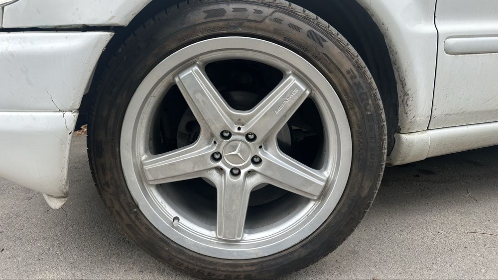 Титановые диски мерседес с резиной