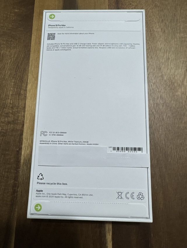 Iphone 16 PRO MAX 128GB чисто нов
