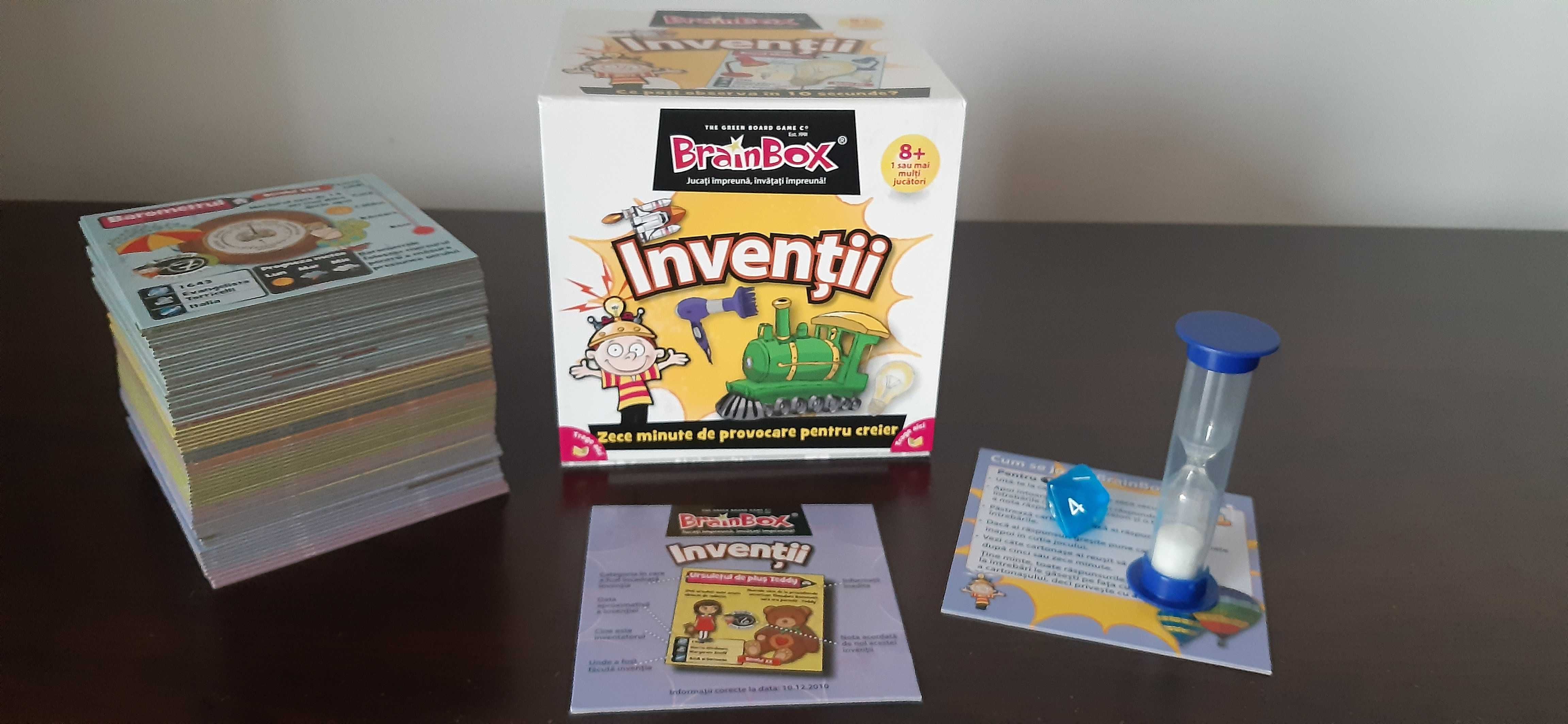 Joc BrainBox Invenții + carte “Inventatori de poveste”