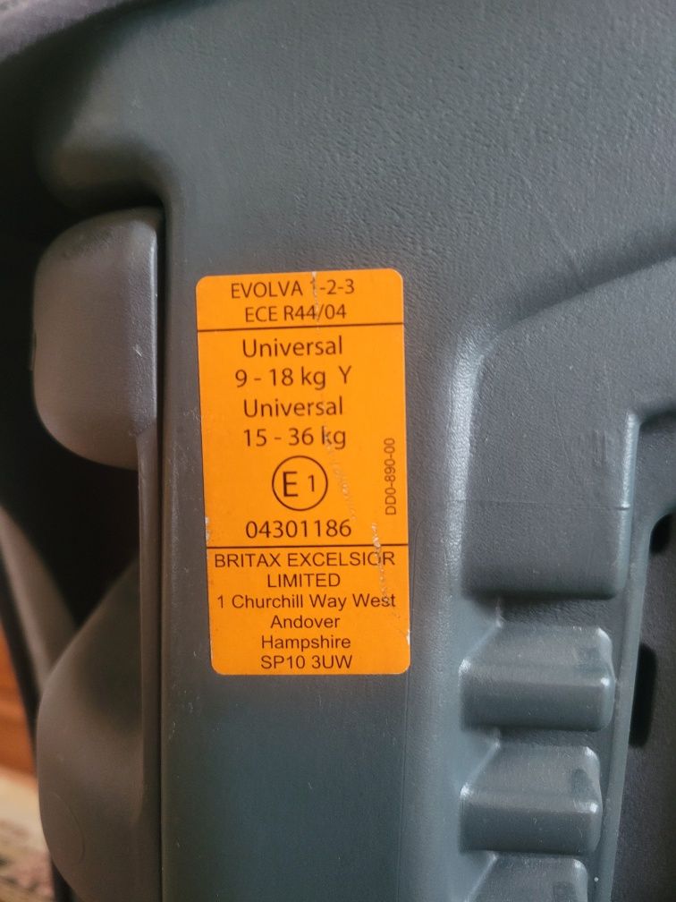 Детское автокресло Britax Evolva 1-2-3