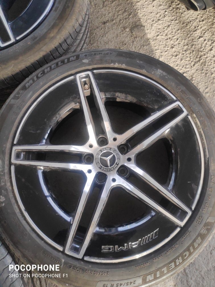 Джанти с гуми 19 цола 5x112 Sport packet Mercedes Benz AMG Е-класа