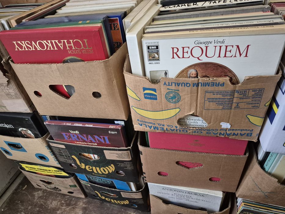 Vând lot de 100LP cu muzică clasica mixta Artiști celebrii