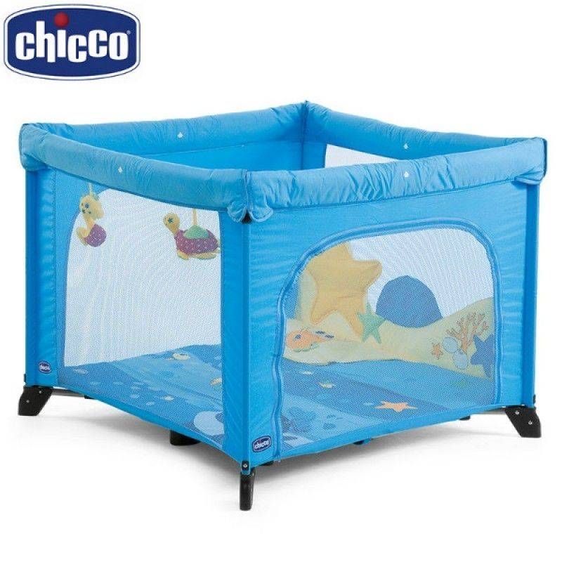 Продам манеж синего цвета фирмы chicco