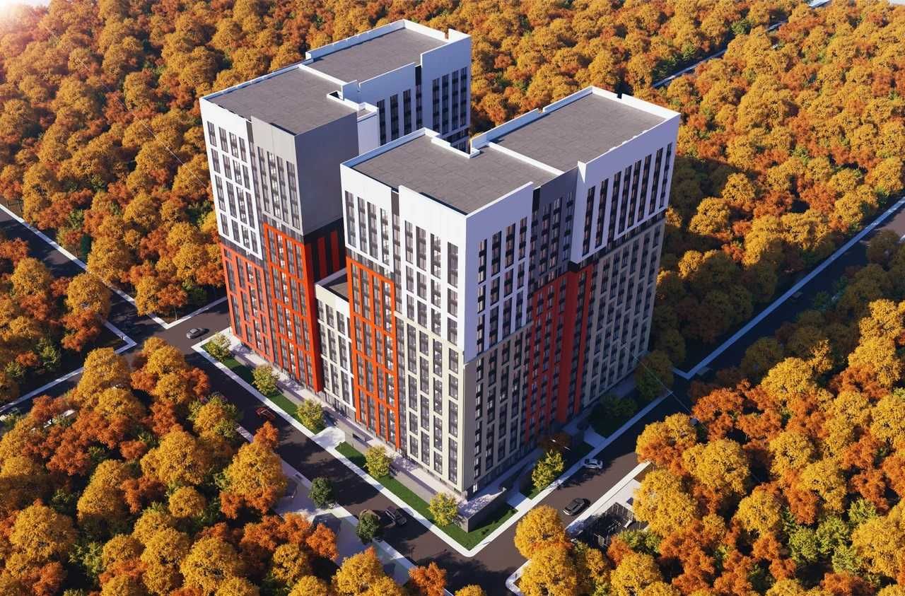 Продаю новую 1-к квартиру 41,52 м2 в центре. Набережная в 800 метрах