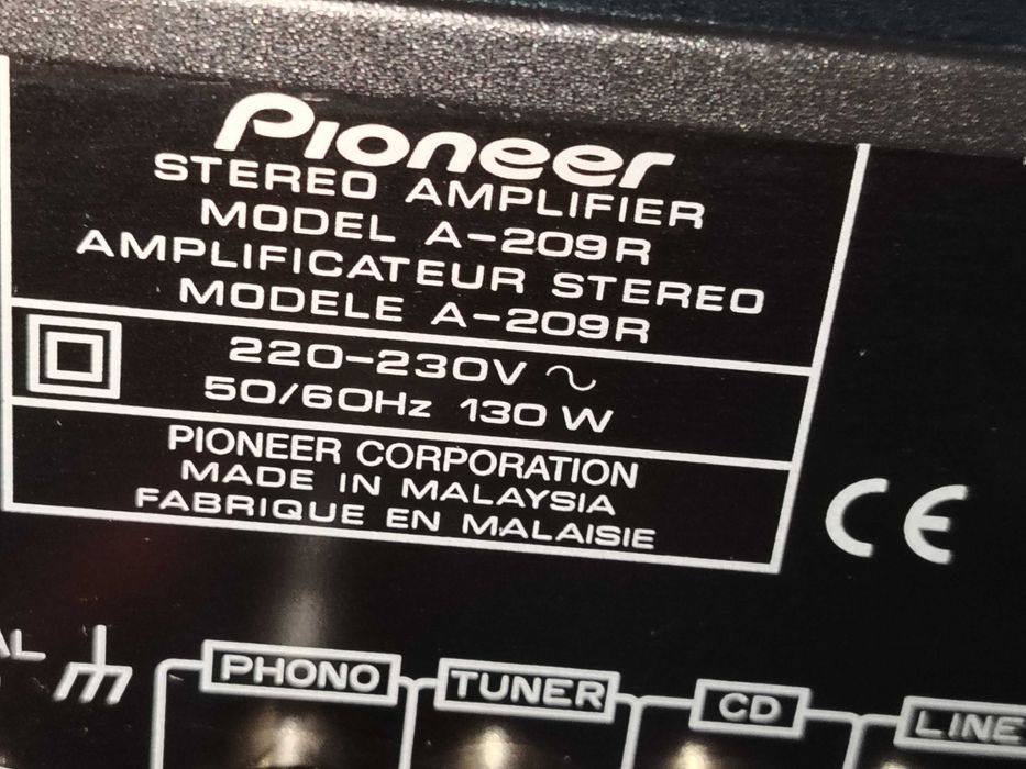 PIONEER A-209R Dirct Energy Mos, amplificaror Stereo, 130 W