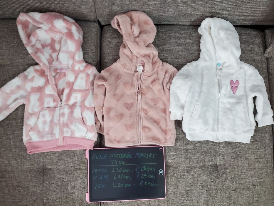 Lot haine fetite 74 cm