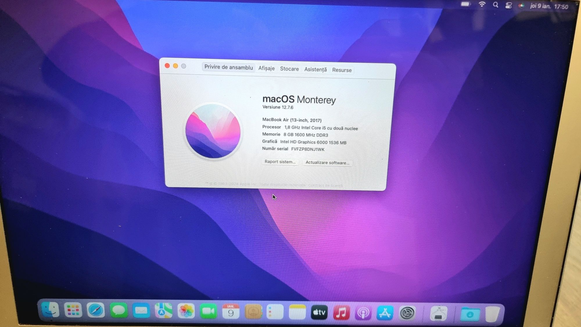 Amanet F28: Laptop Macbook Air 13 2017 (P)