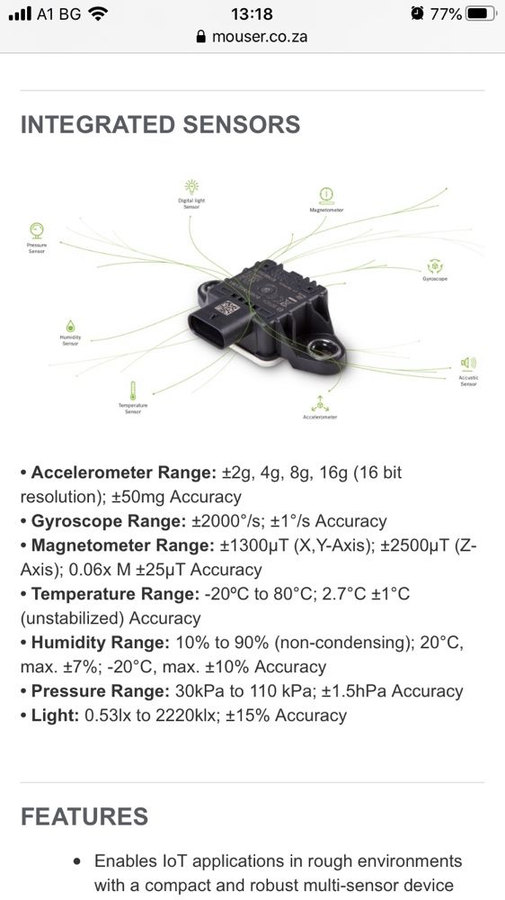Bosch ciss r2 индустриален сензор
