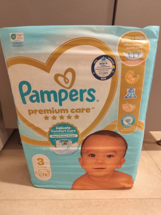 Scutece Pampers Premium Care, Marimea 3, 78 buc
Pachet sigilat, p